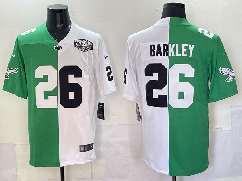 Men 2026 Philadelphia Eagles #26 Barkley green Nike Limited NFL Jersey 0920007->philadelphia eagles->NFL Jersey